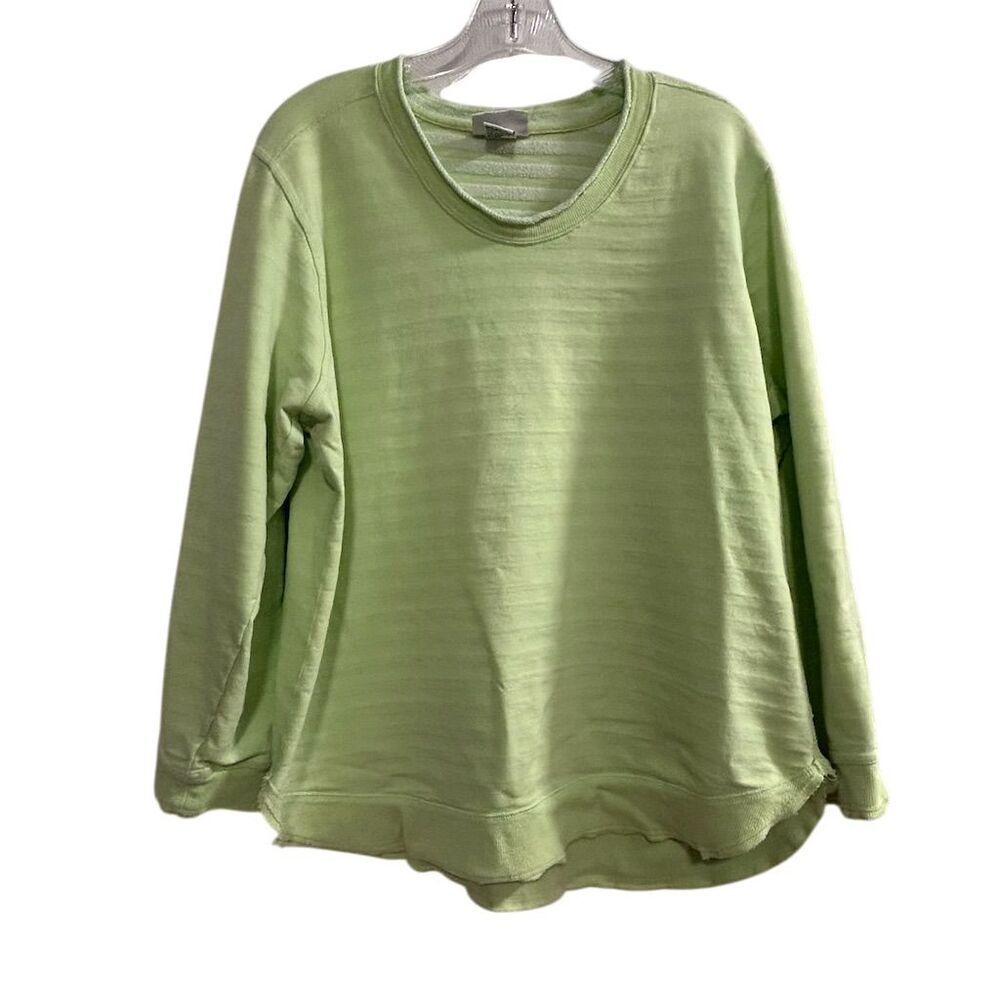 Wild Palms Women's XL Green Pullover Sweater‎ Long Sleeve Casual